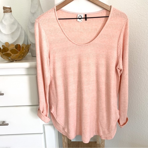 Anthropologie Sylvie Pointelle Top by Akemi + Kin top Sz Small - Picture 4 of 16